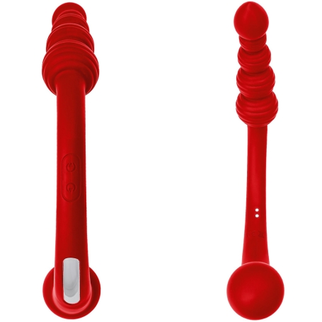 Вибратор ToyFa Black &amp; Red