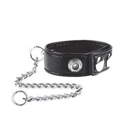 Поводок на пенис Snap Cock Ring With 12&quot; Leash