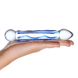 Фаллос из стекла Glas Full Tip Textured