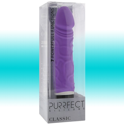 Фаллос-вибратор Purrfect Silicone Classic 6,5&quot;